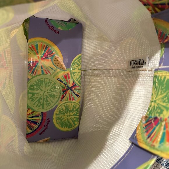 Consuela Mini Bag - "Sandy" Lime Pattern - Picture 5 of 6